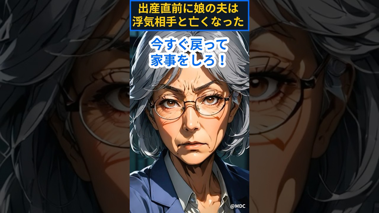 出産直後に娘の夫は浮気相手と亡くなった