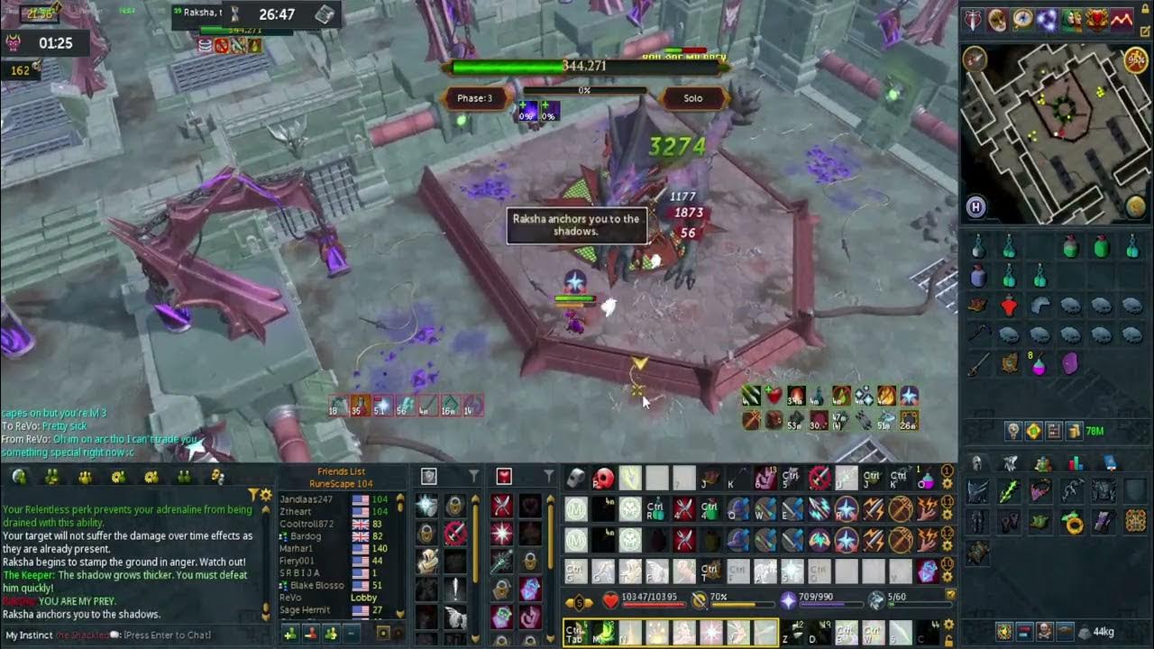 Raksha pools quick example guide rs3 pvm guides youtube