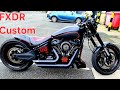 I ride this very fast harleydavidson fxdr custom