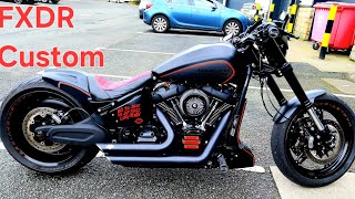 I Ride This Very Fast HarleyDavidson FXDR Custom