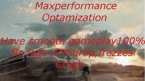 Mad Max /Max optamization playing on low end PC /fix FPS drop,crash ,stuttering and all issue (100%)