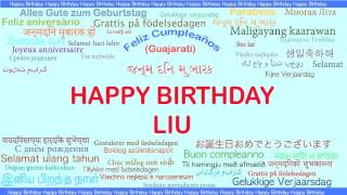 Liu   Languages Idiomas - Happy Birthday