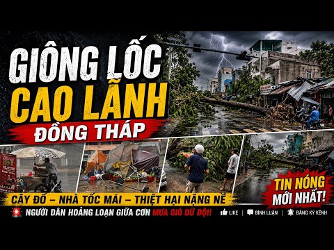 Cao Lãnh Tan Hoang Sau Cơn Giông Lốc Dữ Dội | Đỗ Hoài Thương
