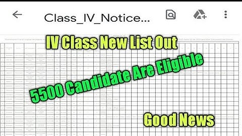 jkssb class 4th merit list out || 5500 candidates|| big update