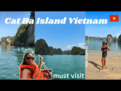 Cat Ba Island Vietnam Travel Vlog - Must Visit In Vietnam 🇻🇳 | Lan Ha Bay | Beaches & Food