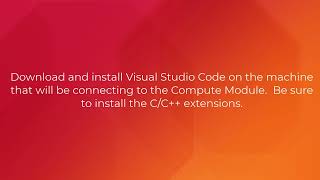 How to Configure Visual Studio Code to Run an app using Backplane API on 1756-CMS1D1 Compute Modules