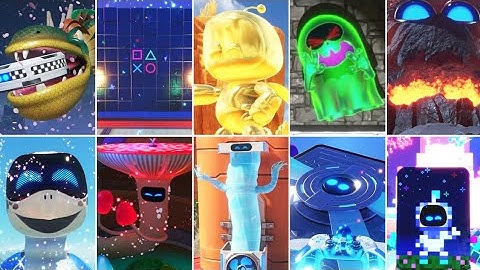 ASTRO BOT All Secret Levels (PS5 4k)