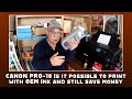 READ THE DESCRIPTION!!!! CANON PRO-10! Is it possible to print with OEM ink and still save money?