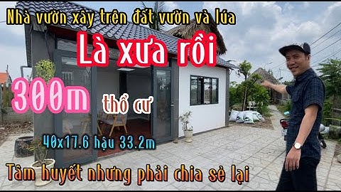 Đất Cần Giuộc Giá Rẻ| Nhà vườn tâm huyết nằm mặt tiền đường nhựa, được xây dựng trên đất full thổ.