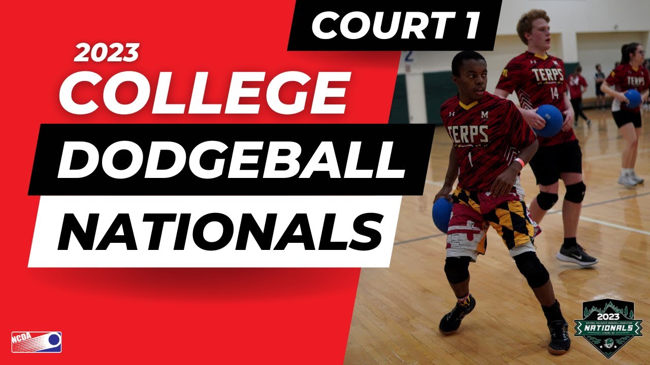 Court 1 College Dodgeball Nationals Day 1 Broadcast YouTube