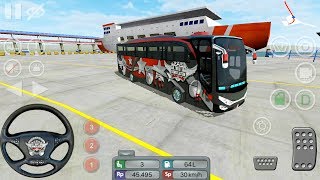Bus Simulator Indonesia #7 New Location: Port - Bus Driver Sim - Android Gameplay FHD screenshot 2