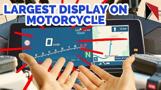 Largest Motorcycle Display  In Depth #bmw #r1250rt #k1600gt #motorcycle #technology