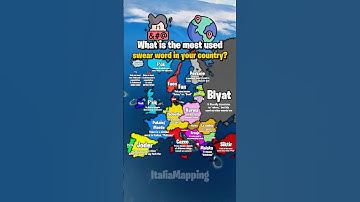 What’s the most used swear in your country? | ItaliaMapping #fypシ゚viral #mapping #map #geography