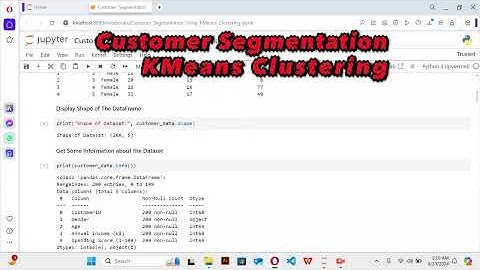 Customer Segmentation Using K-Means Clustering