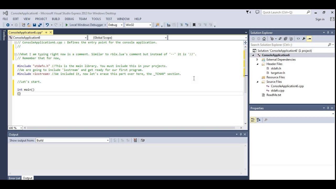 C++ Basic Tutorial : The basics, Hello World! #1 - YouTube