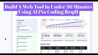 Still using excel, Build Web App Tool in under 30 minutes