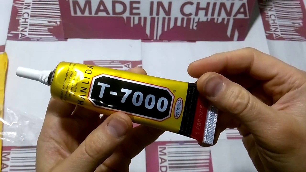 Клей T-7000(чёрный) для ремонта мобильных телефонов с AliExpress