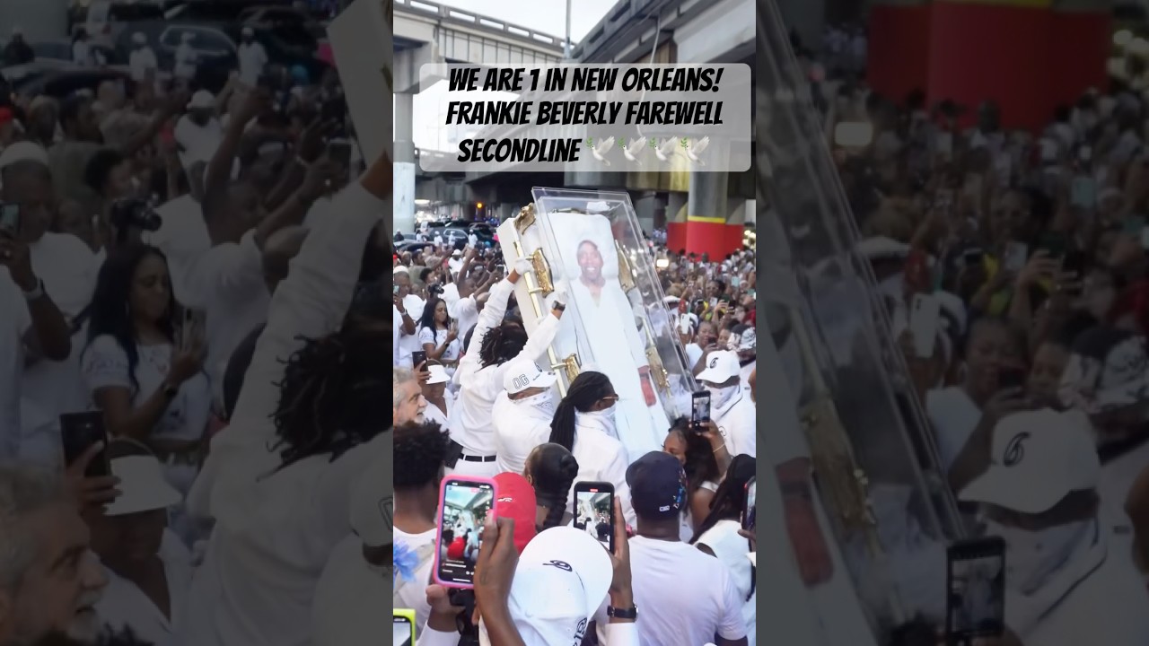WE ARE 1 in New Orleans! Frankie Beverly farewell Secondline 