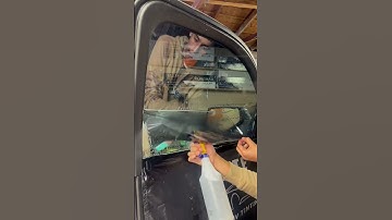 Installing 20% window tint✅ #satisfying #tint #tinting #asmr #viral #youtubeshorts #shorts