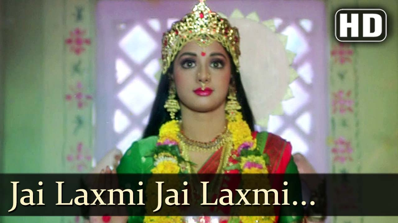 Jai Laxmi Jai Laxmi   Gair Kaanooni Songs   Sridevi Songs   Devotional Song