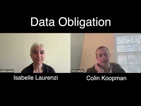 'Data Equals': Colin Koopman in conversation with Isabelle Laurenzi