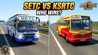 ETS 2 Tamil LIVE | SETC vs KSRTC Bus Race! Who Wins? #shorts
