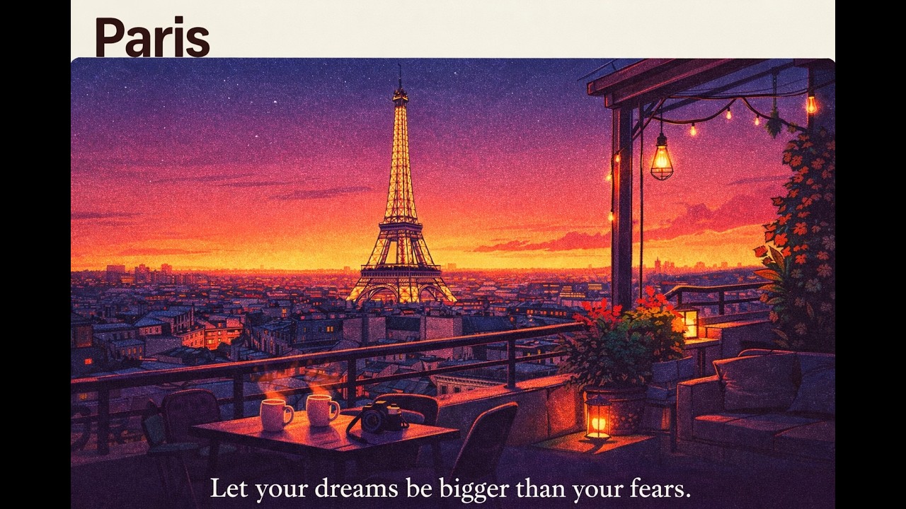 Paris | Chill Jazz Mix | Ātlas Set | Elegant Rooftop Evenings & Warm City Lights