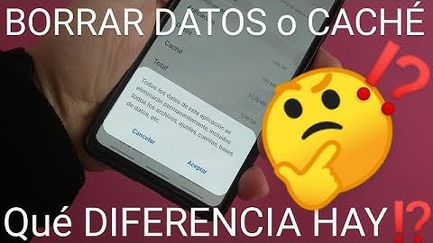 🤔🚮 ¿QUÉ DIFERENCIA HAY ENTRE BORRAR DATOS y BORRAR CACHÉ en ANDROID ❓❗ 2025