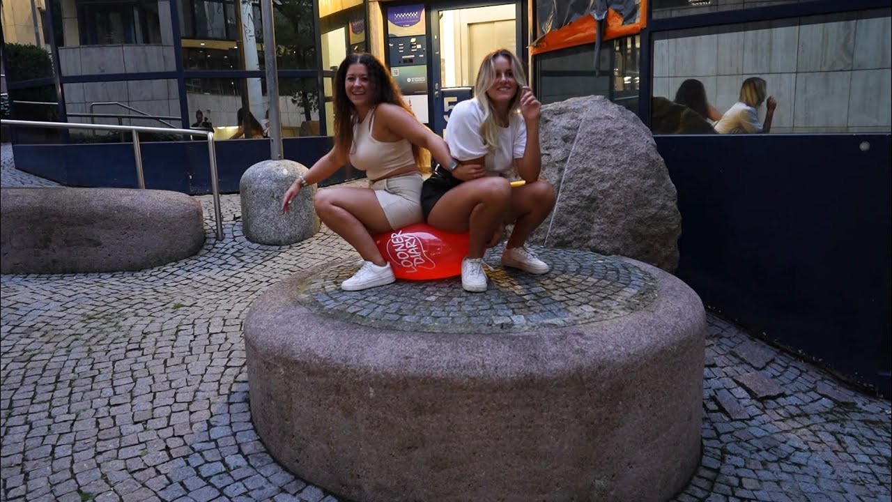 JJ and Tina have some fun with balloons in public Part 2 (Preview)