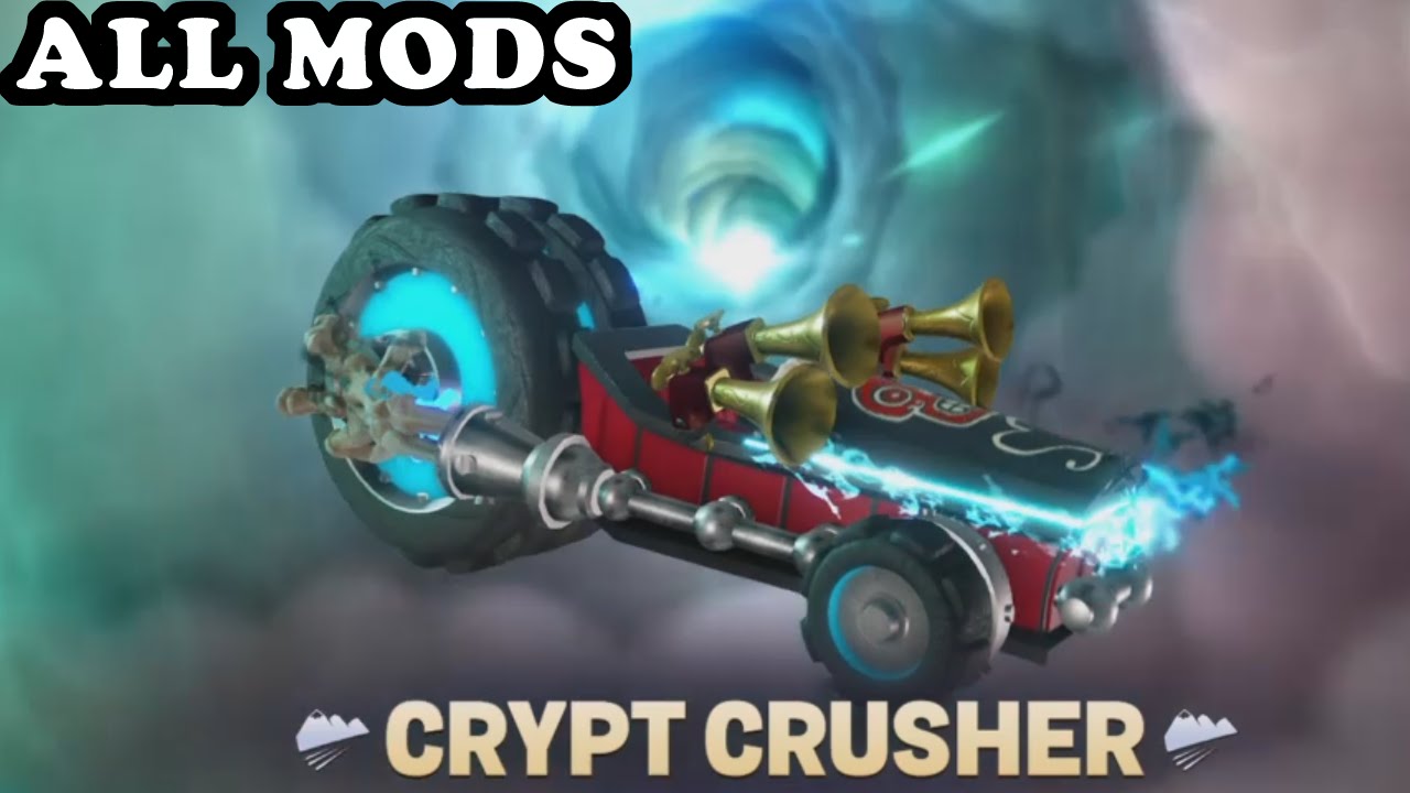 Skylanders Superchargers Crypt Crusher All Mods GAMEPLAY YouTube