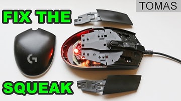 How to fix squeaky mouse? Example on Logitech G203