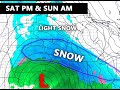 JAN 28, 2021 - Winter Storm Saturday Night