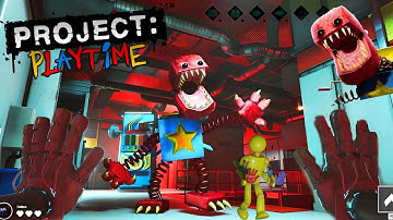 Project Playtime Chapter 3 horror story monsters Boxy Boo gameplay • Part 22