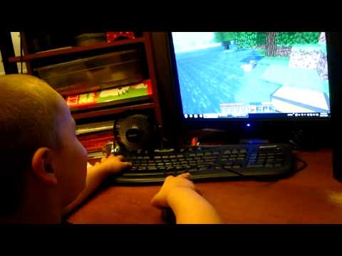 Brady playing Minecraft (aka "Badguy Game") *With ...