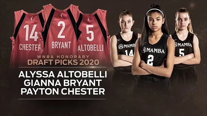 Gianna Bryant, Alyssa Altobelli and Payton Chester...