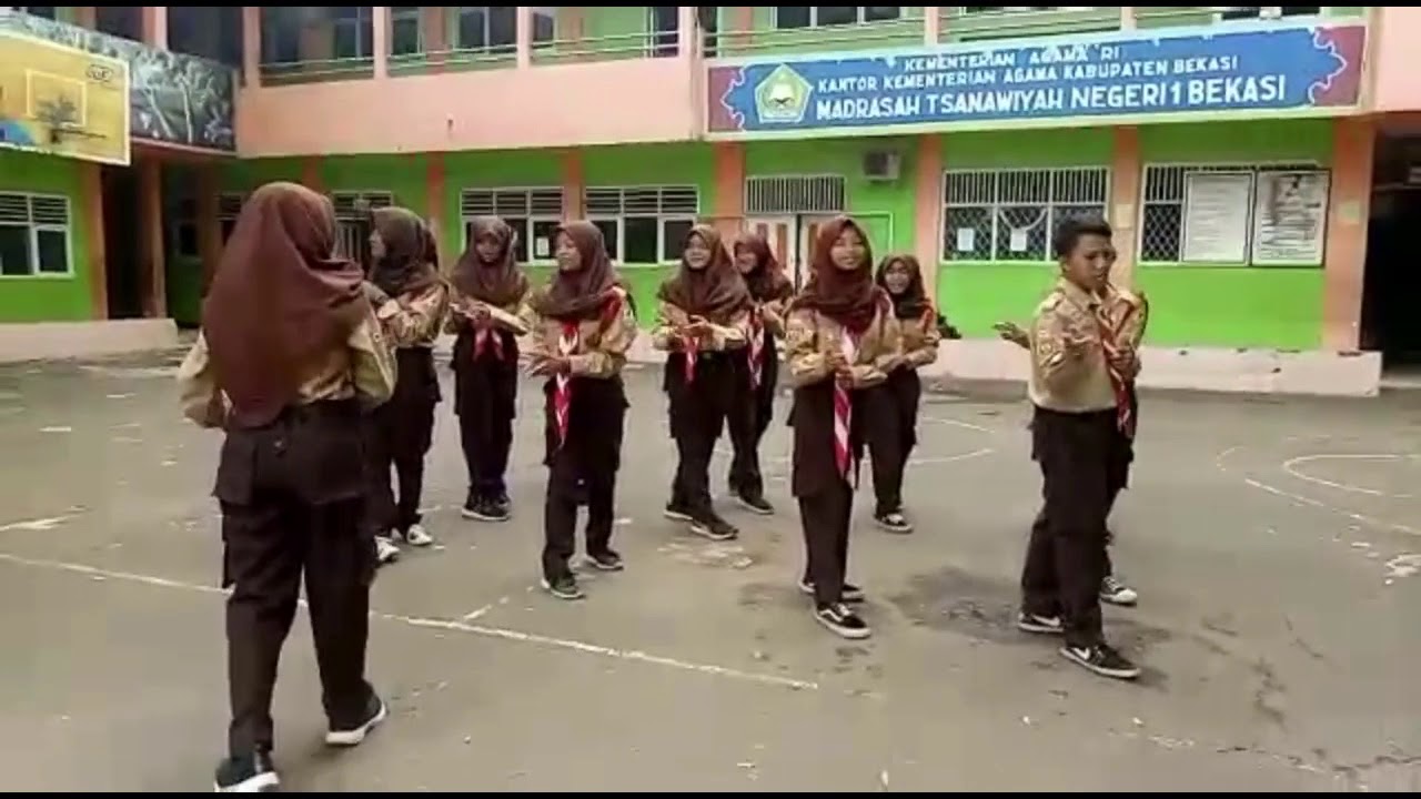 Yel-yel Pramuka MTs Negeri 1 Kab. Bekasi