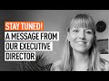 Stay Tuned! A Message from our Executive Director | Animal Equality UK