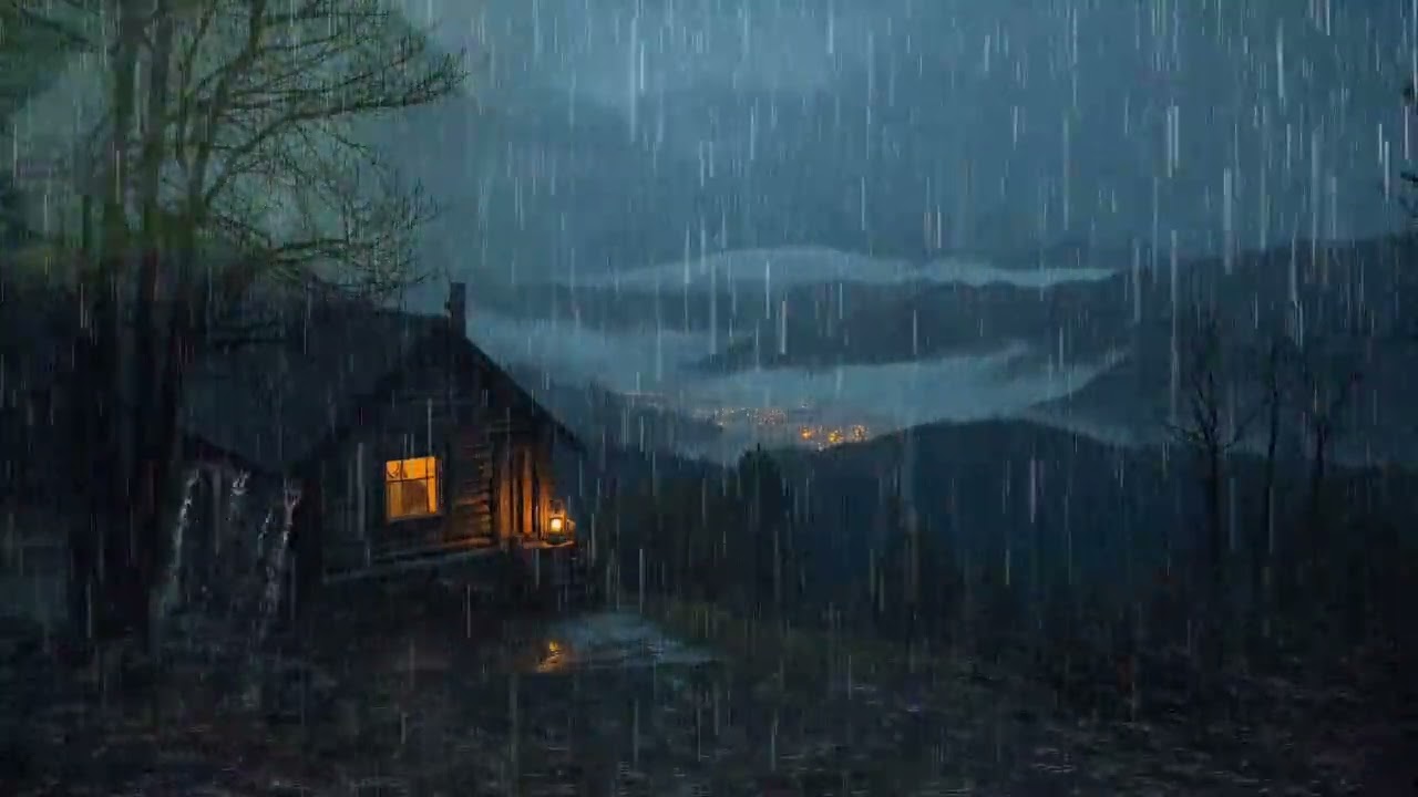 ASMR Stormy Rain Sleep | Heavy Rainstorm Sounds for Deep Relaxation and Peaceful Sleep