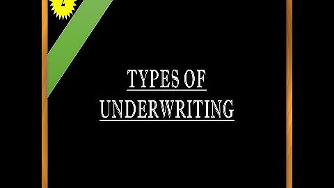 Types of underwriting of shares | Underwriting of shares and debentures | Corporate accounting|UG PG