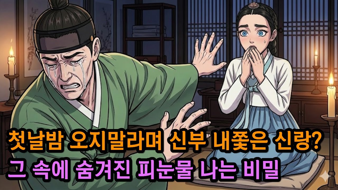 첫날밤 오지말라며 신부 내쫓은 신랑 그 속에 숨겨진 피눈물 나는 비밀 |야담|만담|전설|옛날이야기
