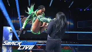 Charlotte Flair, Naomi \& Becky Lycnh vs Carmella, Natalya \& Tamina: Smackdown LIVE, June 6, 2017