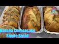 Banana Cheesecake Ripple Bread -mysweetambitions