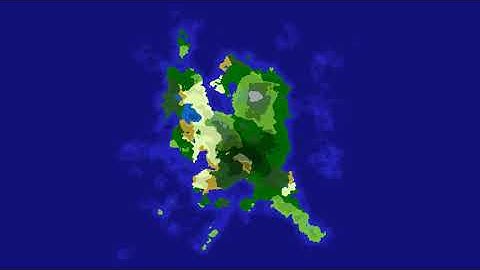 Procedual Generation - Biome Island (Perlin Noise)
