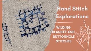 How to stitch the Buttonhole Stitch Part 4 ~ Get a little wild with your stitching watch all 5 parts