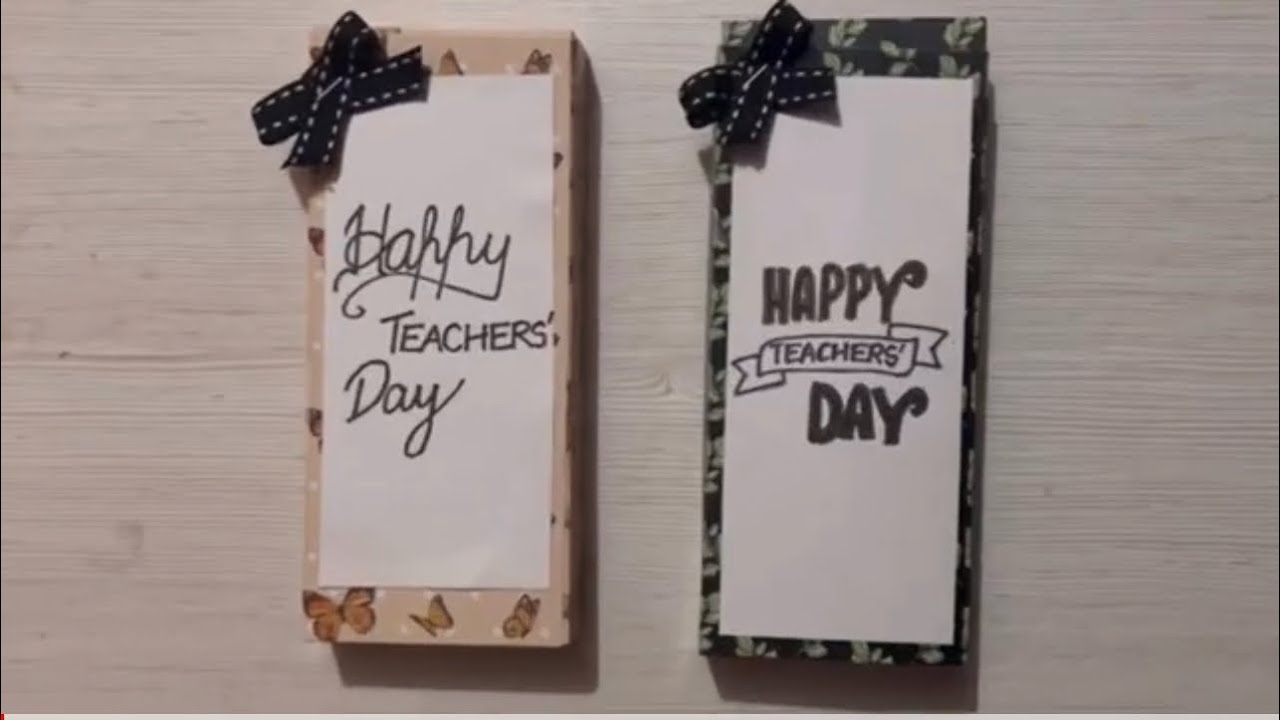 Teachers’ Day Gift Idea DIY Teachers’ Day Special Happy Teachers