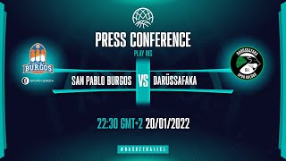 Hereda San Pablo Burgos v Darüssafaka - Press Conf. | Basketball Champions League 2021