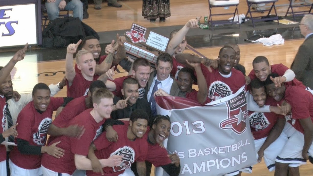 Men's Basketball Bridgeport Wins 2013 ECC Title YouTube