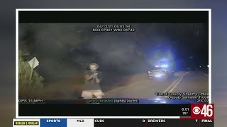 Shocking new video of a man caught on camera opening fire on police officers