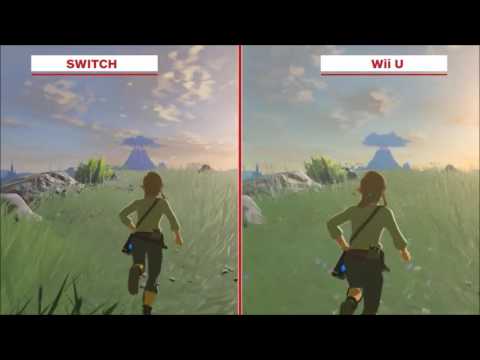 The Legend Of Zelda Breath Of The Wild Wii U Vs Switch Graphic Comparison Youtube