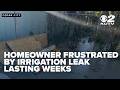 Cedar City homeowner frustrated by irrigation leak lasting weeks